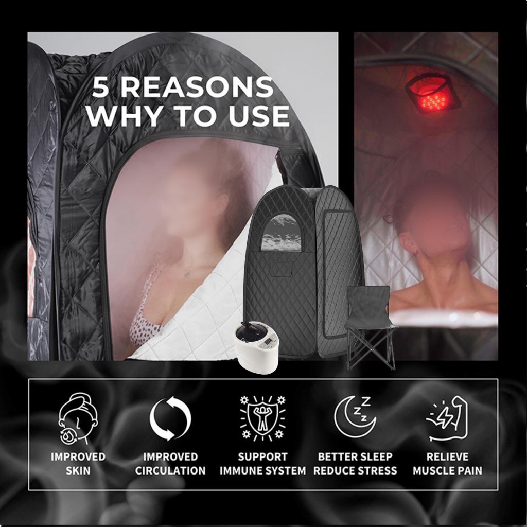 Home Personal Steam Sauna Tent - Spa Wellness Usa recension och pris